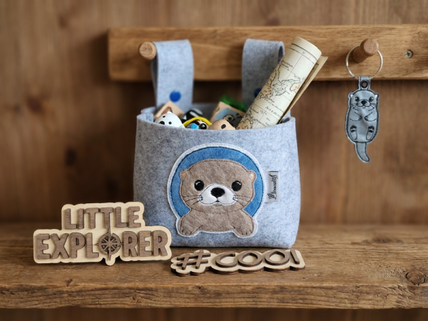 Otter - doodle Stickdatei